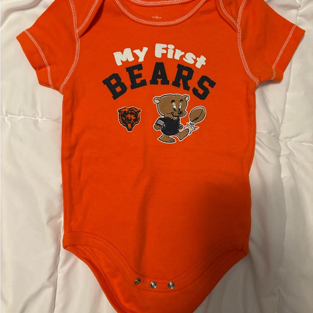 NFL Orange Bears Baby Bodysuit